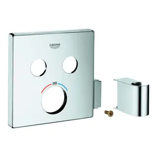 GROHE Rosette 49041 eckig für SmartControl chrom