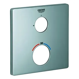 GROHE Rosette 49076 eckig für THM-Fertigmontagesets chrom – Bild 2