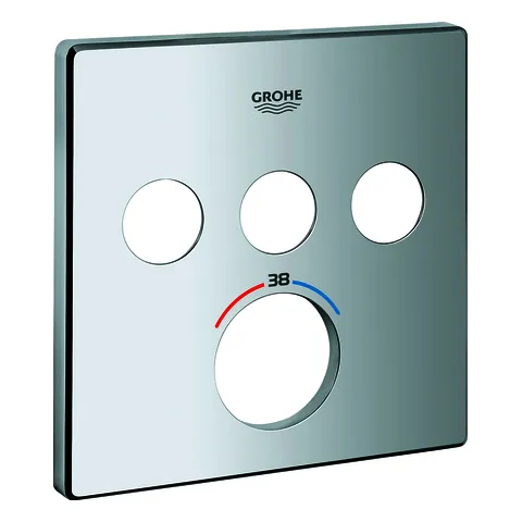 GROHE Rosette 49042 für SmartControl UP-THM eckig mit 3 ASV chrom
