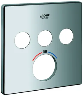 GROHE Rosette 49042 für SmartControl UP-THM eckig mit 3 ASV chrom – Bild 2