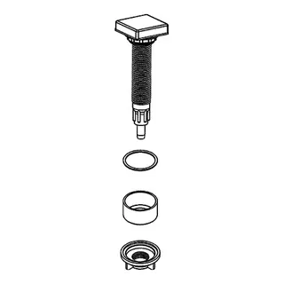 GROHE Drehgriff 42574 für Küchenspüle edelstahl – Bild 3