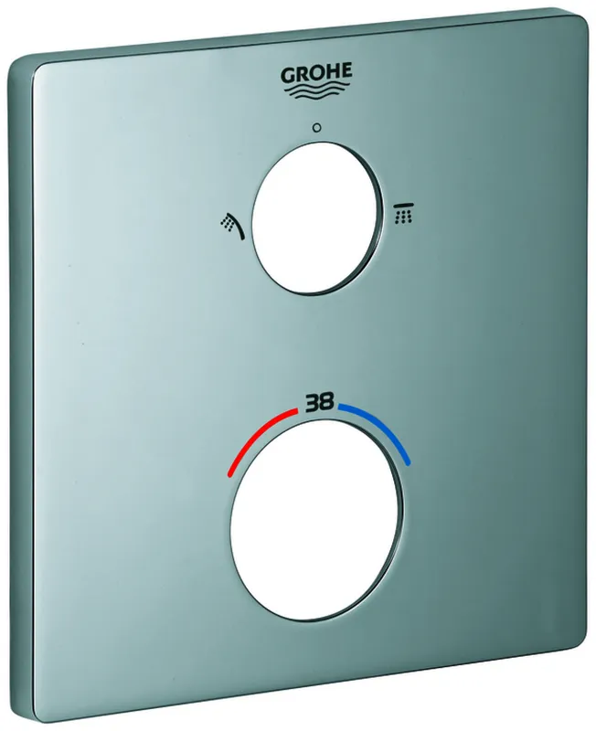 GROHE Rosette 49078 für Thermostat-Fertigmontagesets chrom
