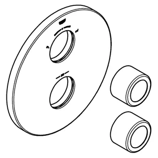 GROHE Rosette 47810 supersteel – Bild 4