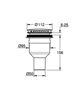 GROHE Ablaufgarnitur 49533 für Duschwanne Abgang senkrecht chrom – Bild 5