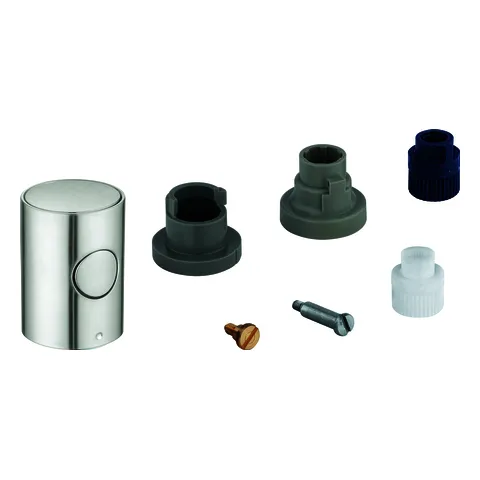 GROHE Metallgriff 47984 DN 15 Mengengriff mit EcoButton supersteel