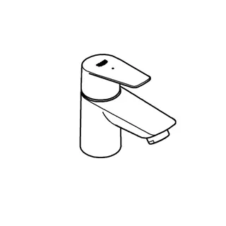 GROHE Standventil BauEdge 20421_1 XS-Size Einlochmontage chrom – Bild 3
