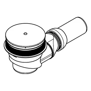 GROHE Ablaufgarnitur 49534 für Duschwanne Abgang waagerecht chrom – Bild 3