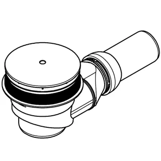 GROHE Ablaufgarnitur 49534 für Duschwanne Abgang waagerecht chrom – Bild 4