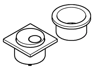 GROHE Druckknopf 49538 für Aufsatzspülkasten chrom – Bild 4