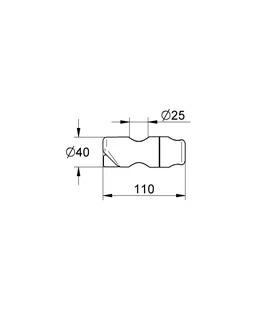 GROHE Gleitelement 440574 für Eichelberg Pur Set / Basic Set Brausestangen chrom – Bild 4