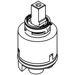 GROHE Kartusche 440569 Keramik 40mm für Eichelberg Armaturen – Bild 2
