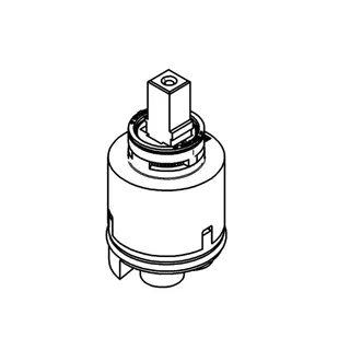 GROHE Kartusche 440569 Keramik 40mm für Eichelberg Armaturen – Bild 3