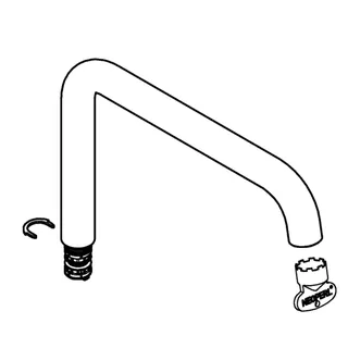 GROHE Auslauf 13376 supersteel – Bild 3