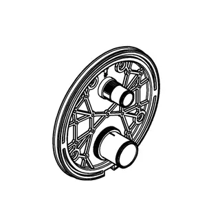GROHE Montageplatte 49080 für Thermostat-Fertigmontagesets chrom – Bild 4