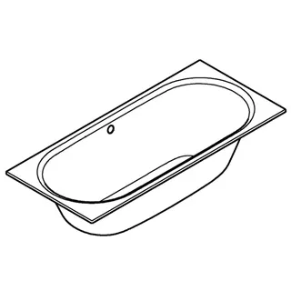 GROHE Einbau-Badewanne Essence 39617 alpinweiß – Bild 3