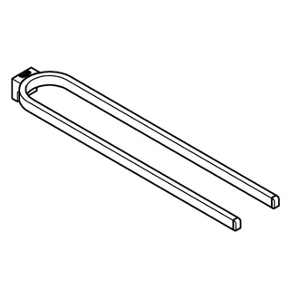 GROHE Handtuchhalter Selection 41059 2-armig nickel – Bild 3
