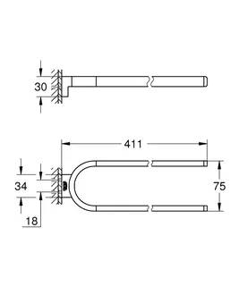GROHE Handtuchhalter Selection 41059 2-armig nickel – Bild 5