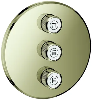 GROHE 3-fach UP-Ventil Grohtherm Smart Control 29122 FMS rund nickel