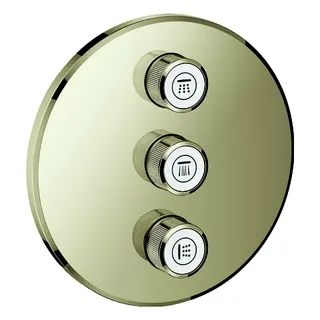 GROHE 3-fach UP-Ventil Grohtherm Smart Control 29122 FMS rund nickel – Bild 2