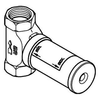 GROHE UP-Ventil-Unterteil 29805_2 vormont. Oberteil DN25 DIN 18534:2017 – Bild 4