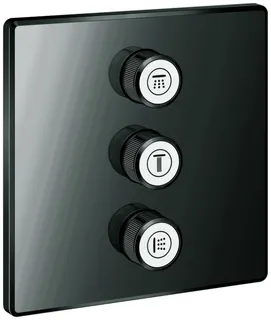 GROHE 3-fach UP-Ventil Grohtherm Smart Control 29127 eckig FMS hard graphite – Bild 2