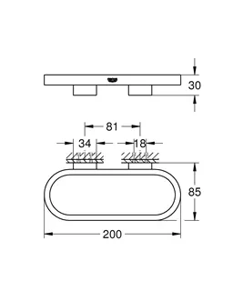 GROHE Handtuchring und Halter Selection 41035 nickel – Bild 5