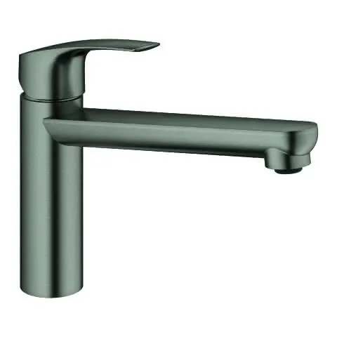 GROHE EH-SPT-Batterie Eurosmart 30463 mittelhoher Auslauf supersteel