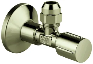 GROHE Eckventil 22037 1/2x3/8'' Rosette Metallgriff nickel – Bild 2