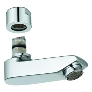GROHE Gussauslauf 440451 77mm für Eichelberg Waschtisch-Wandarmaturen chrom