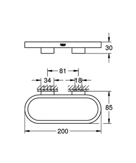 GROHE Handtuchring und Halter Selection 41035 nickel gebürstet – Bild 5
