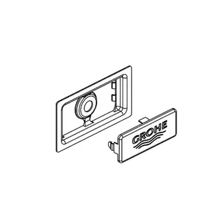 GROHE Abdeckelement 42579 für Küchenspüle edelstahl – Bild 4