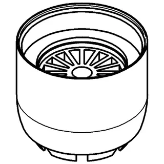 GROHE Strahlregler 440447 für Eichelberg Innengewinde M 22 x 1 chrom – Bild 3