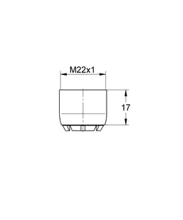 GROHE Strahlregler 440447 für Eichelberg Innengewinde M 22 x 1 chrom – Bild 4