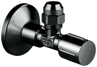 GROHE Eckventil 22037 1/2x3/8'' Rosette Metallgriff hard graphite