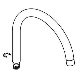 GROHE U-Auslauf 13372 chrom – Bild 3