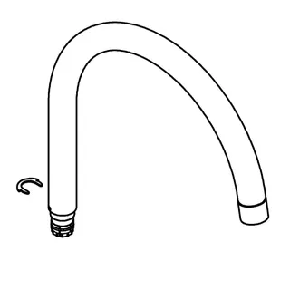 GROHE U-Auslauf 13372 chrom – Bild 4
