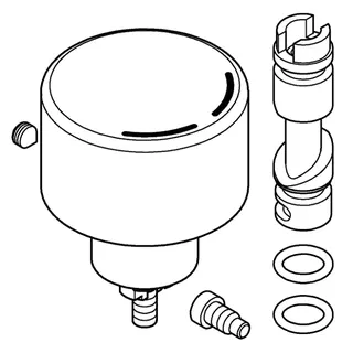 GROHE Temperaturwählgriff 42433 chrom – Bild 3