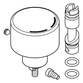 GROHE Temperaturwählgriff 42433 chrom – Bild 4