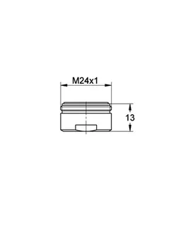 GROHE Laminar-Strahlregler 440442 für Eichelberg Außengewinde M 24 x 1 chrom – Bild 4