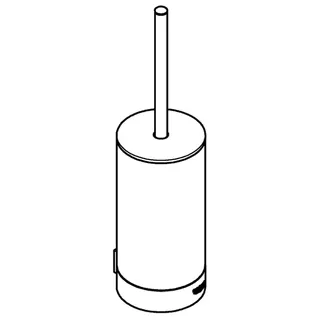 GROHE WC-Bürstengarnitur Selection 41076 Glas/nickel – Bild 3