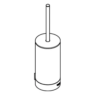 GROHE WC-Bürstengarnitur Selection 41076 Glas/nickel – Bild 4