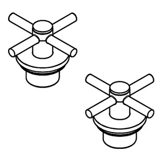 GROHE Kreuzgriff 48406 für Atrio 2 STK chrom – Bild 4