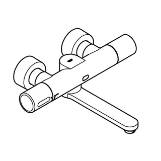GROHE IR-Waschtisch-Wandarmatur Eurosmart CE Special 36455 M-Size THM/Misch. 6V chrom – Bild 3