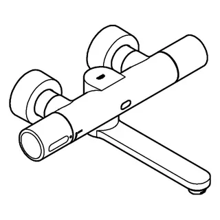 GROHE IR-Waschtisch-Wandarmatur Eurosmart CE Special 36455 M-Size THM/Misch. 6V chrom – Bild 4