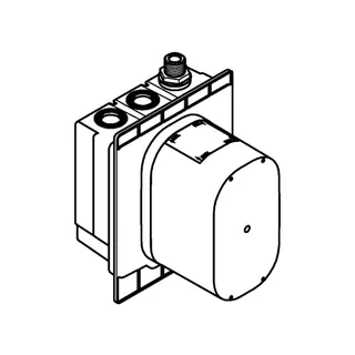 GROHE UP-Einbaukasten Euroeco CE 36337_1 ohne Mischung für Waschtisch-IR-FMS/230V – Bild 4