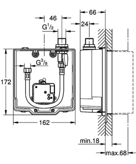 GROHE UP-Einbaukasten Euroeco CE 36337_1 ohne Mischung für Waschtisch-IR-FMS/230V – Bild 5