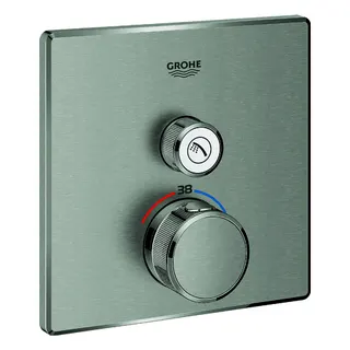 GROHE Thermostat Grohtherm SmartControl 29123 eckig FMS 1 ASV supersteel – Bild 2
