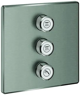 GROHE 3-fach UP-Ventil Grohtherm Smart Control 29127 FMS eckig supersteel
