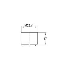 GROHE Mousseur 440437 XtraClean für Eichelberg Innengewinde M 22 x 1 chrom – Bild 5