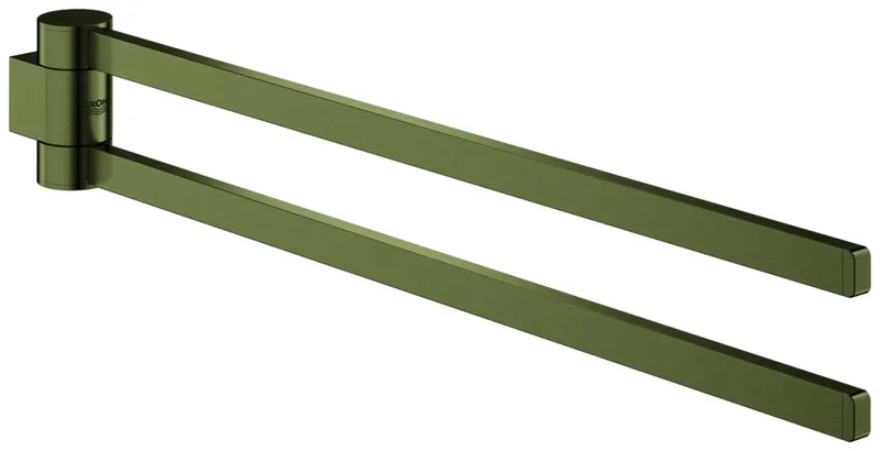 GROHE Handtuchhalter Selection 41063 2-armig schwenkbar nickel gebürstet